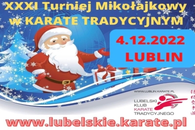 XXXI Turniej Mikołajkowy w Karate Tradycyjnym (04.12.2022 r., Lublin)